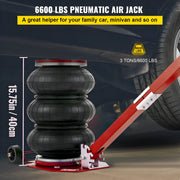 Katool Bag Air Jack with 6600 lbs capacity for family cars and minivans, featuring strong pneumatic design