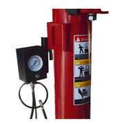 Katool Combo Hydraulic Lift with Pressure Gauge and Safety Warning Labels for Heavy Equipment
