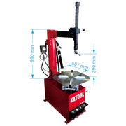 Katool Combo Tire Changer Wheel Balancer with Adjustable Arm and Heavy-Duty Steel Base for Efficient Usage