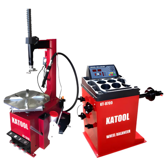 Katool Combo Tire Changer Wheel Balancer with efficient tire changing and balancing capabilities