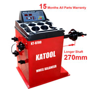 Katool Combo Tire Changer and Wheel Balancer with a 270mm Shaft and 15 Months Warranty