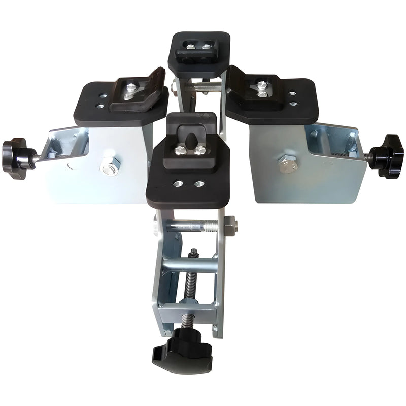 Katool Combo Tire Changer and Wheel Balancer showcasing adjustable clamps for tire handling