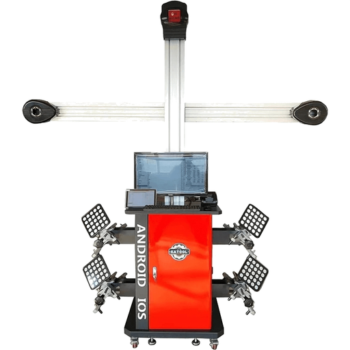 Katool KT-AV9 four-wheel alignment system, front view