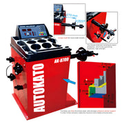 Katool Tire Changer and Wheel Balancer with integrated tools for precise wheel balancing and easy tire changing