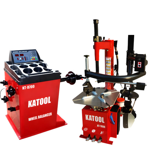 Katool Tire Changer and Wheel Balancer Combo featuring professional equipment for efficient tire servicing