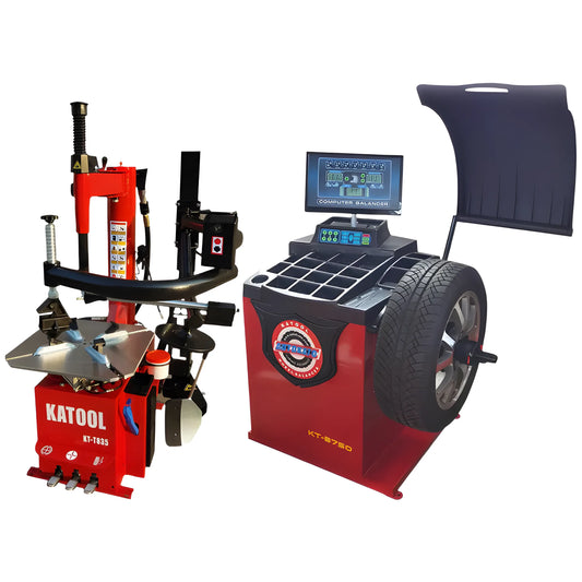 Katool Tire Changer and Wheel Balancer with Digital Display for Efficient Tire Maintenance