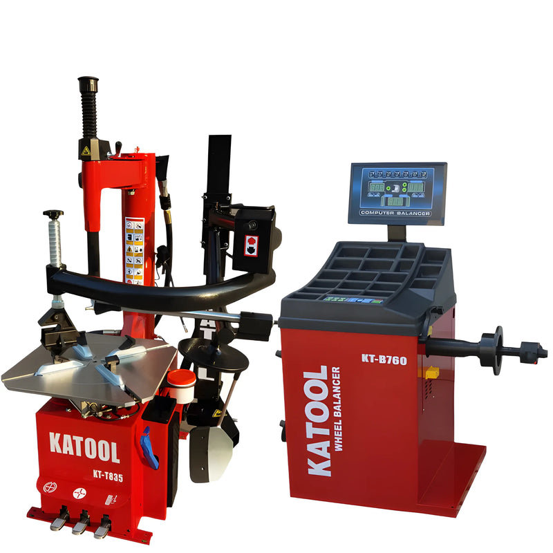 Katool Tire Changer and Wheel Balancer Set for Efficient Tire Maintenance and Repair