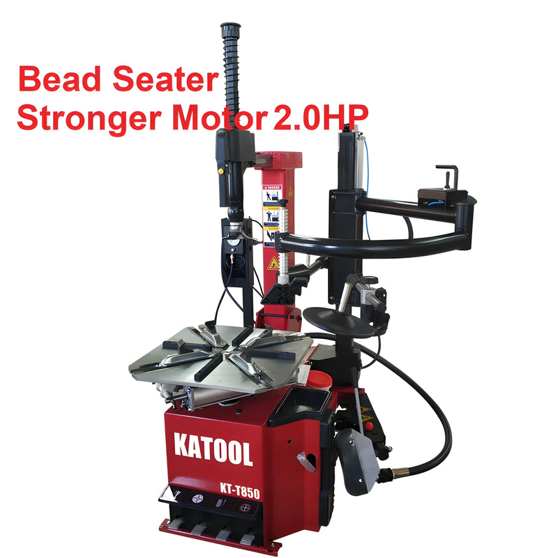 Katool Tire Changer Tilt-Arm with 2.0HP Motor and Bead Seater for Efficient Tire Installation