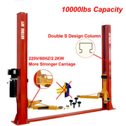 Katool Vehicle Lift with 10000lbs capacity and double S design column for enhanced strength