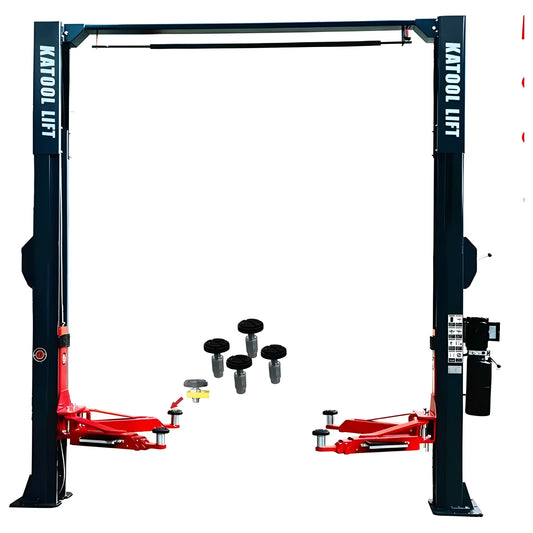 Katool Vehicle Lift with Durable Steel Structure and Adjustable Lifting Arms for Auto Maintenance