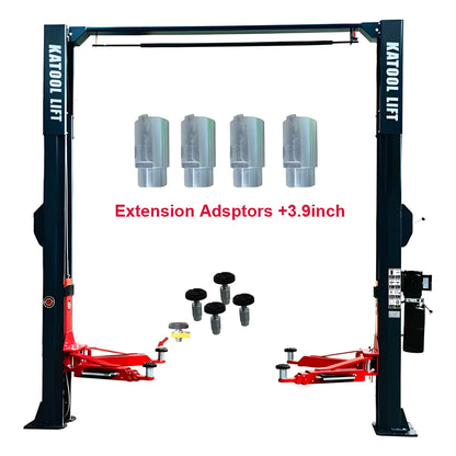 Katool Vehicle Lift with extension adaptors and accessories for enhanced lifting capacity