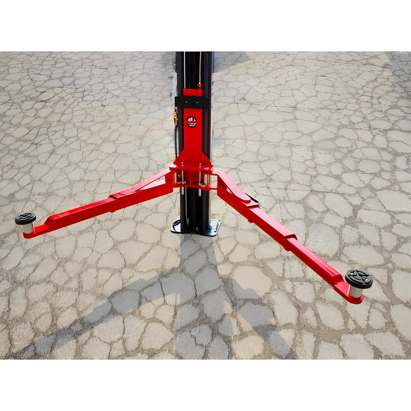 Katool Vehicle Lift with Red Support Arms for Efficient Car Maintenance and Repairs