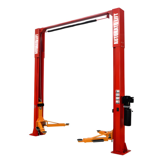 Katool Vehicle Lift with sturdy red and orange design for automotive maintenance and repairs