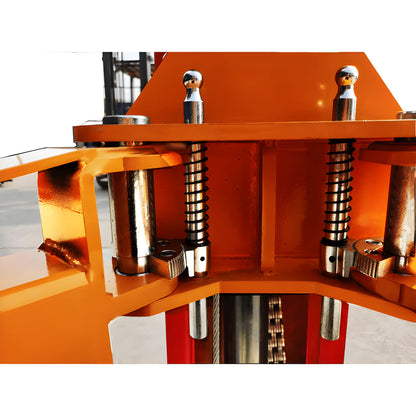 Close-up of Katool Vehicle Lift components showing robust springs and durable construction for reliable performance