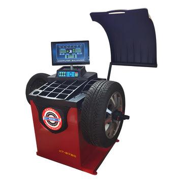 Katool KT-B750 Wheel Balancer, 30'' Max Rim, Dynamic & Static Modes