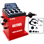 Katool Wheel Balancer with digital display and various accessories for accurate tire balancing