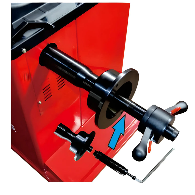 Katool Wheel Balancer Spindle Assembly with Adjusting Handles and Precision Design for Accurate Balancing