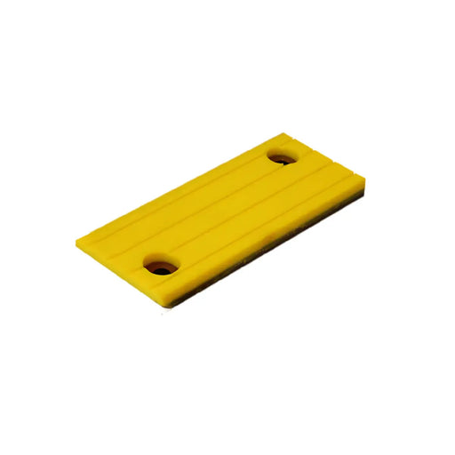 Kenco 4"x10" Backpad in yellow, designed for durability and effective surface cleaning