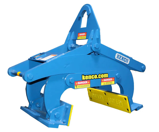 Kenco Concrete Barrier Lift in blue, designed for safe lifting and moving of concrete barriers