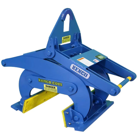 Kenco Concrete Barrier Lift in blue, designed for safe and efficient lifting of concrete barriers