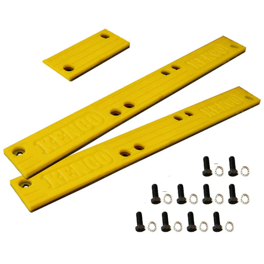 Kenco Pad Kit includes durable yellow pads and screws for secure installation and support