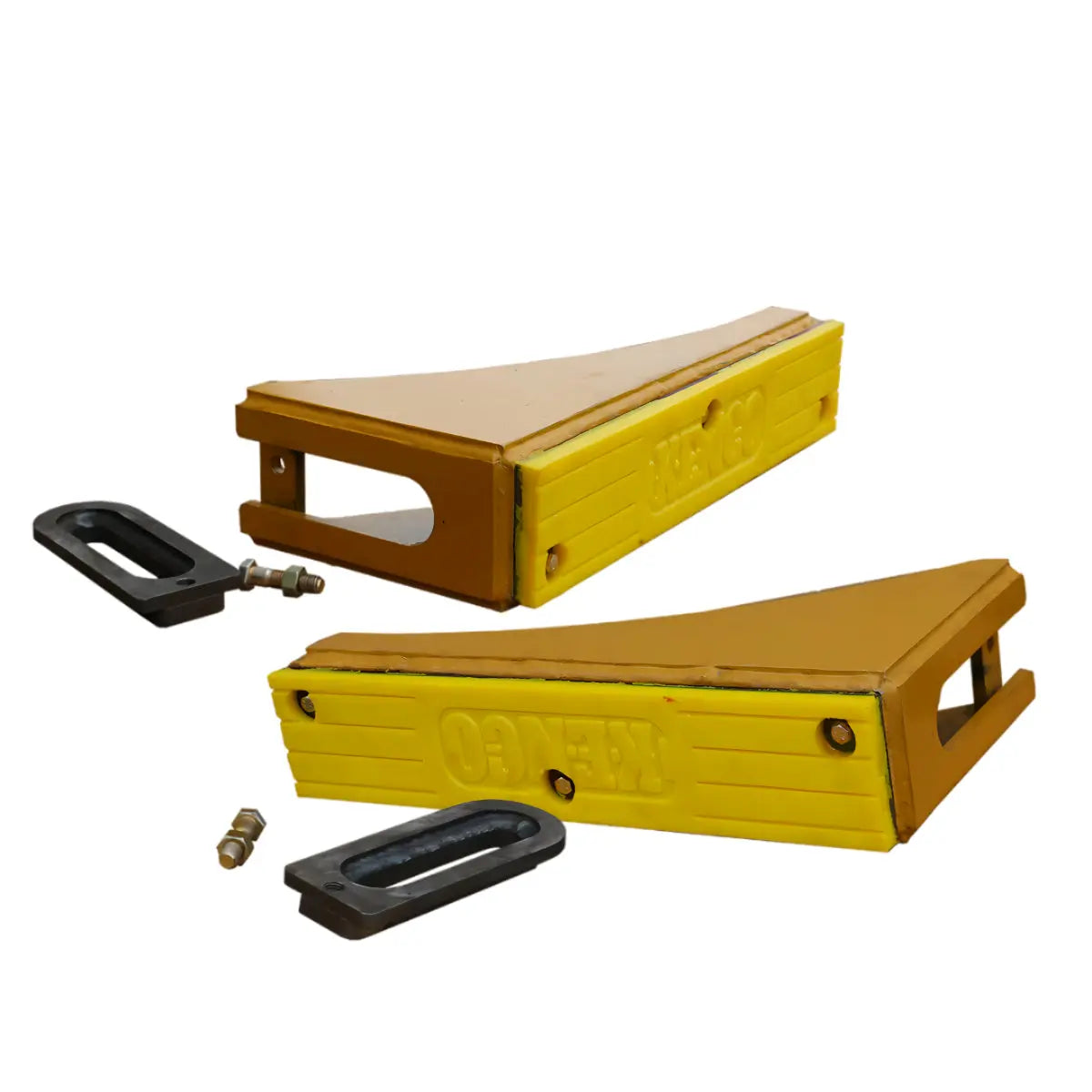 Kenco PH30000 Heavy-Duty Rubber Wheel Chocks for Vehicle Stability and Safety