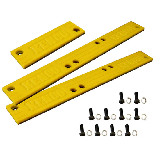 Kenco Pipe Hook Pads Kit in yellow with screws for enhancing pipe support and stability