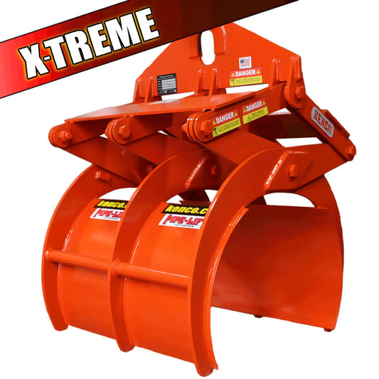 Kenco X-Treme Concrete Pipe-Lift with robust clamping mechanism for handling large pipe sections safely