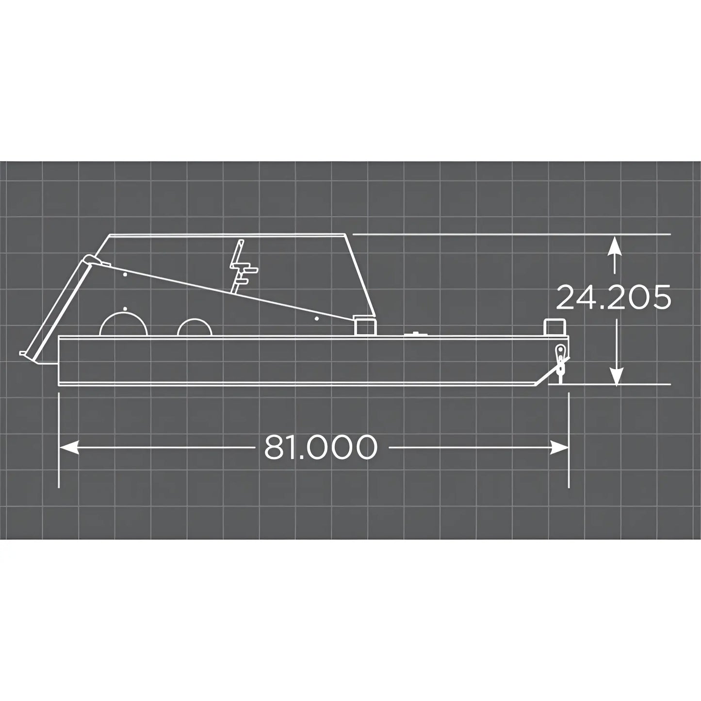 Loflin Fabrication Closed-Front Skid Steer Brush Cutter