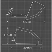 Loflin Fabrication Mini Skid Steer Front Dump Bucket Loflin Fabrication
