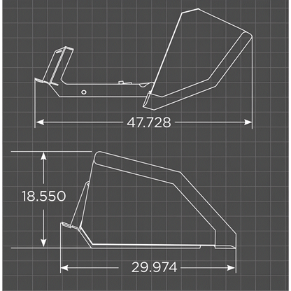 Loflin Fabrication Mini Skid Steer Front Dump Bucket
