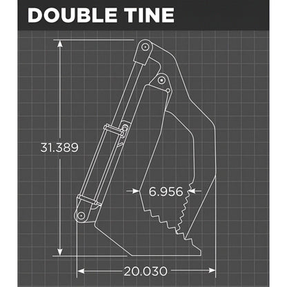 The Loflin Fabrication Compact Tractor Backhoe