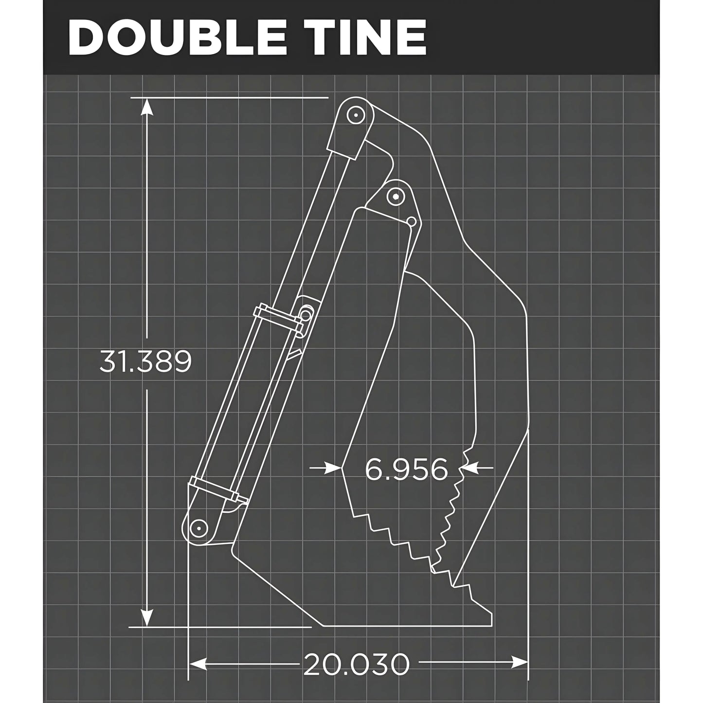 Loflin Fabrication Mini Vertical Root Grapple