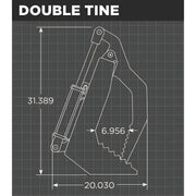 Loflin Fabrication Mini Vertical Root Grapple Loflin Fabrication
