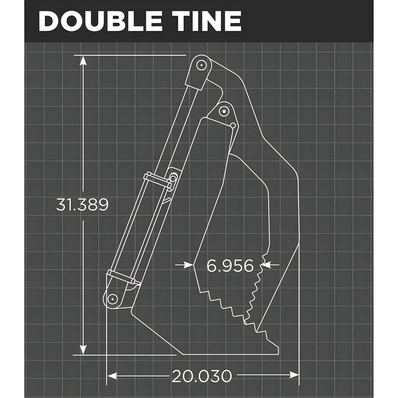 Loflin Fabrication Mini Vertical Root Grapple Loflin Fabrication