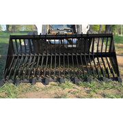 Loflin Fabrication Old Style Skid Steer Rock Bucket W/Teeth Loflin Fabrication