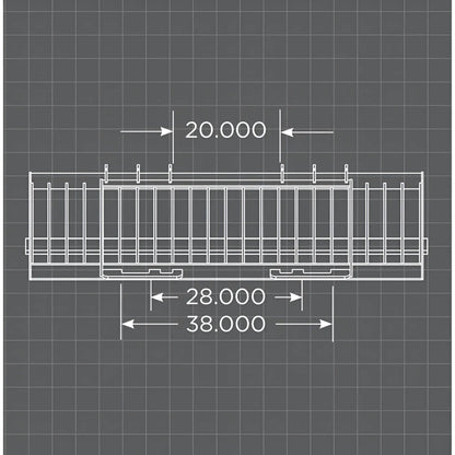 Loflin Fabrication Old Style Skid Steer Rock Bucket W/Teeth
