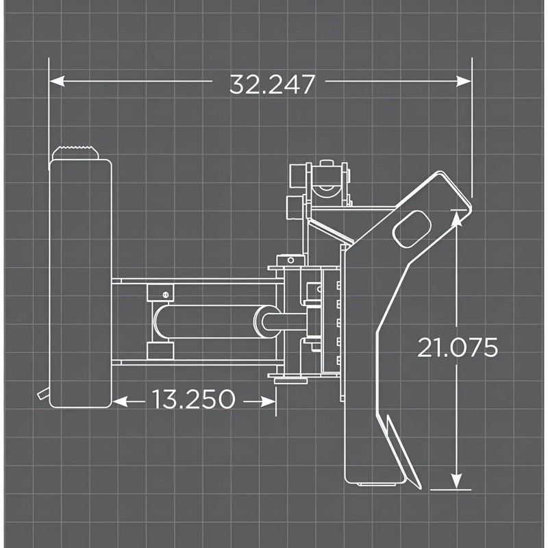 Loflin Fabrication Skid Steer 6-Way Dozer Blade Loflin Fabrication
