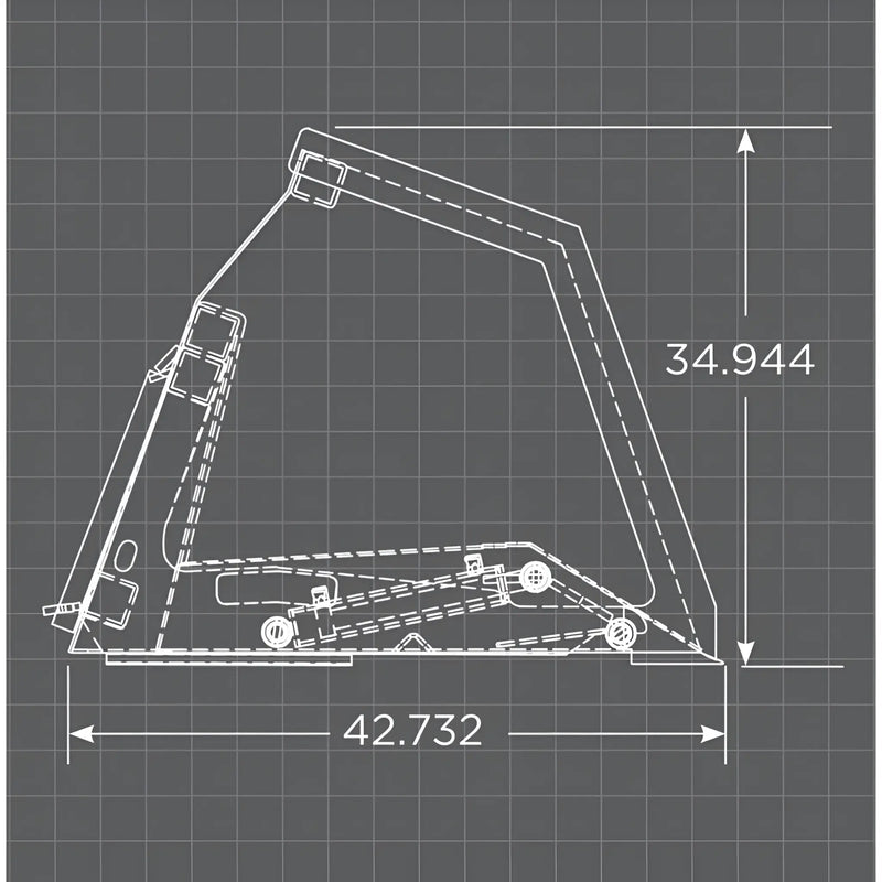 Loflin Fabrication Skid Steer Front Dump Bucket (High Tip) Loflin Fabrication