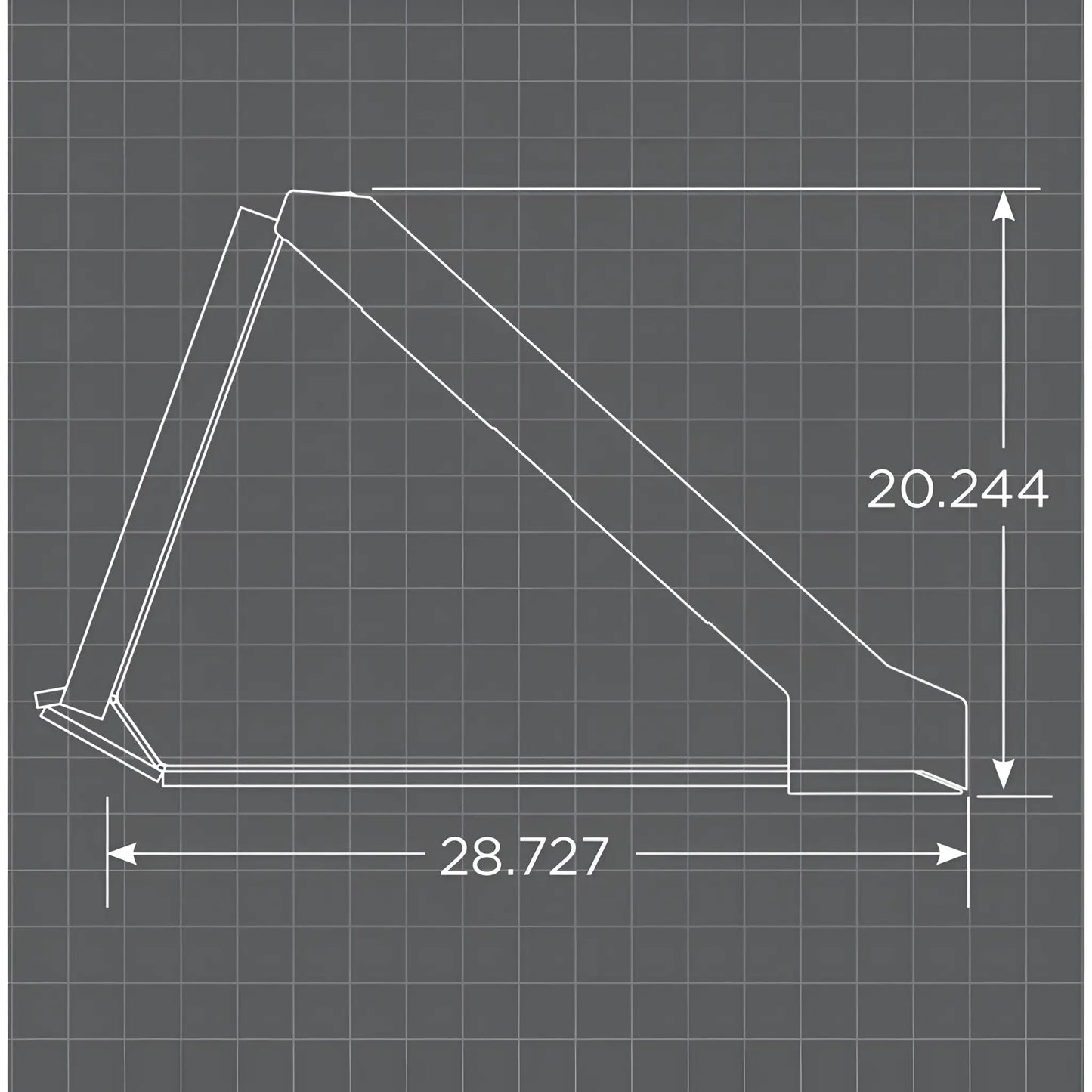 Loflin Fabrication Skid Steer Standard Duty Low Profile Bucket