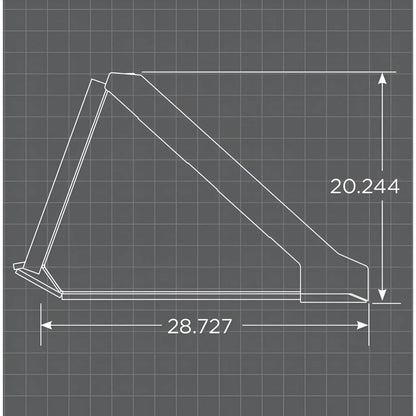 Loflin Fabrication Skid Steer Standard Duty Low Profile Bucket