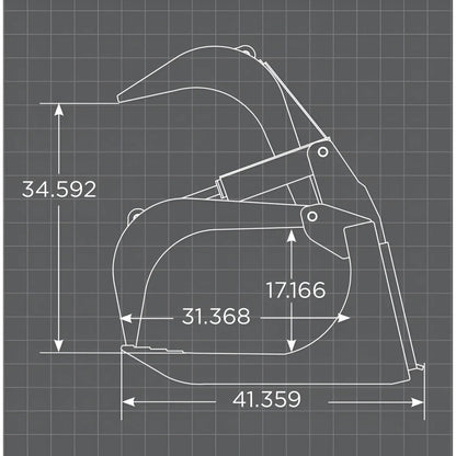 Loflin Fabrication Skid Steer Standard Duty Root Grapple
