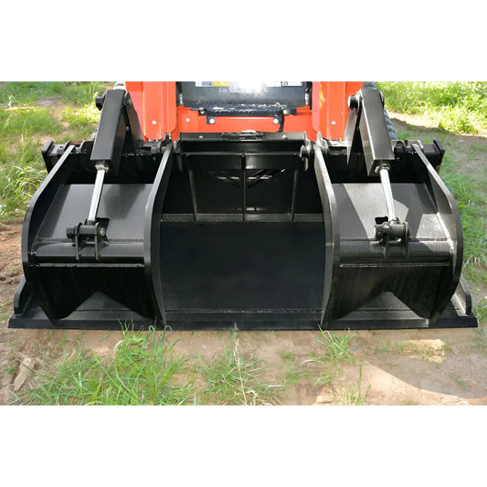 Loflin Fabrication Skid Steer Xtra Heavy Duty Grapple Bucket