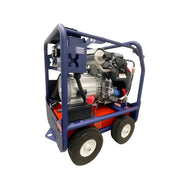 Makinex 1212-23kW 480V portable industrial power generator with four wheels and metal frame