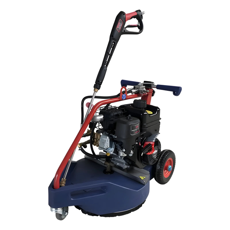 Makinex DPC-2200-US professional surface cleaner with engine and red handle for industrial cleaning