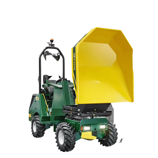 Makinex Dumper compact utility dumper with large yellow hopper for easy material transport