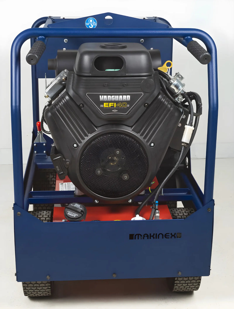 Makinex GEN-23P-MS-480 industrial generator with Vanguard EFI engine and blue protective frame