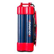 Makinex H2G-14Kit portable water tank with red and blue design and integrated hose reel