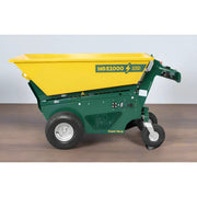 Makinex Mini Dumper Lithium Battery with large yellow tray for easy material transport on construction sites
