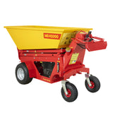 Makinex Mini Dumper with large yellow container and durable wheels for efficient material transport.